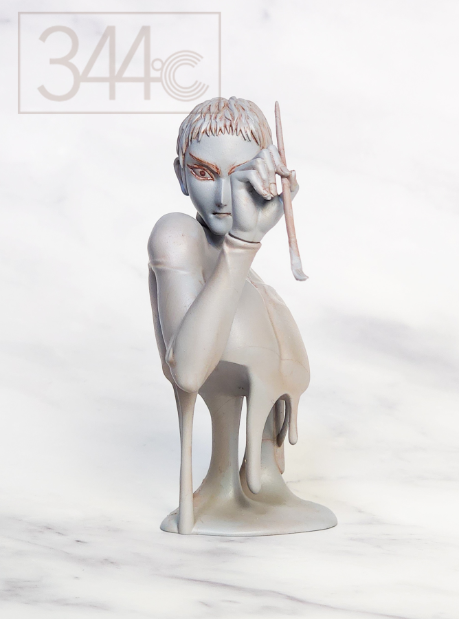 344_Sculpt's tweet photo. 6/13(土) #となモ9 に出展します！
344℃ 【卓番：I32】

新作原型展示
◉坂巻泥努 胸像（漫画「双亡亭壊すべし」より）

よろしくお願いします！ https://t.co/ntn0iSafyK