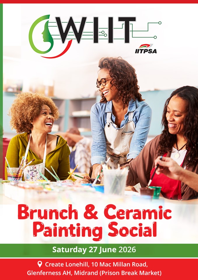 IITPSA's tweet photo. Join fellow women in tech for a morning of creativity, conversation, and connection. Enjoy a delicious brunch while painting your own ceramic keepsake, connect with women in IT, and take some time for meaningful networking in a relaxing setting.  
https://t.co/vKTp1lxMQ8 https://t.co/yqimkDLMon