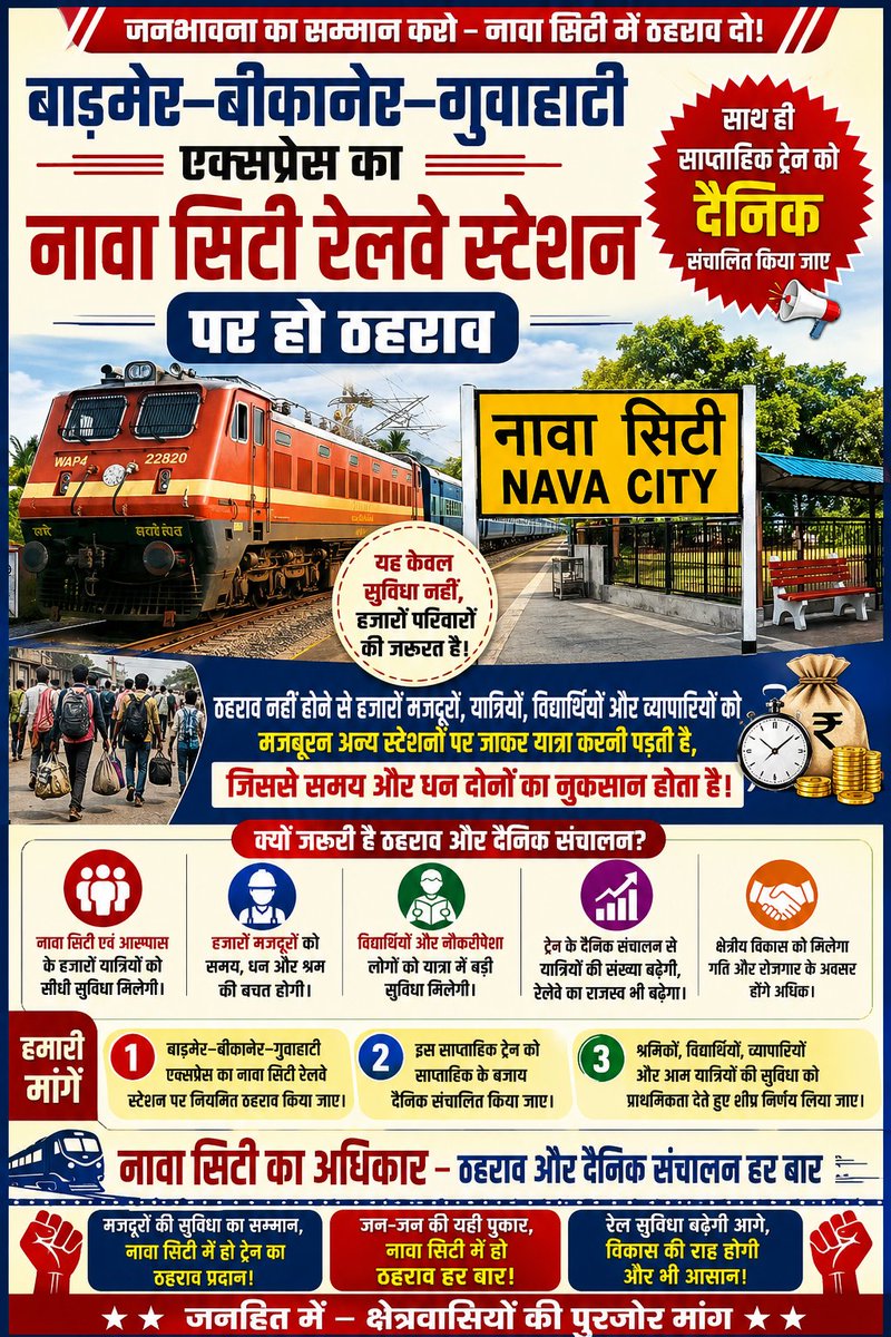 MCity87923's tweet photo. @RailMinIndia @NWRailways @AshwiniVaishnaw आमजन के हितार्थ जरा ध्यान धरो सरकार https://t.co/NYhwj58r6z