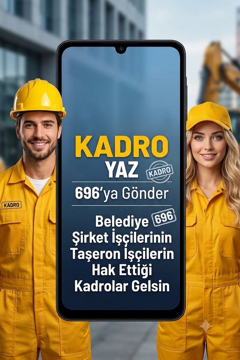 AdamoElTurko's tweet photo. 📢✊ TAŞERON İŞÇİLERİN VE BELEDİYE ŞİRKET İŞÇİLERİNİN SESİ OLUN! ✊📢

Yıllardır bu ülkenin yükünü omuzlayan, şehirleri temizleyen, yolları yapan, parkları düzenleyen, hizmetin aksamaması için gece gündüz çalışan taşeron ve belediye şirket işçileri hâlâ hak ettikleri düzenlemeleri bekliyor.

📌 Kimi 696 Sayılı KHK kapsamına alınmadı,
📌 Kimi belediye şirketlerine geçirildi ancak kadro beklentisi devam etti,
📌 Kimi düşük ücretlerle yaşam mücadelesi vermeye devam ediyor,
📌 Kimi ise aynı işi yaptığı halde farklı haklara sahip olmanın mağduriyetini yaşıyor.

💔 Yıllar geçti…
💔 Verilen sözler unutuldu…
💔 Beklentiler ertelendi…
💔 Ancak emekçilerin umudu tükenmedi!

Sabah gün doğmadan işe başlayan,
🚜 Şantiyelerde çalışan,
🚛 Çöp kamyonlarının arkasında görev yapan,
🌳 Park ve bahçeleri güzelleştiren,
🚒 Belediye hizmetlerinin her alanında alın teri döken binlerce emekçi;

Artık seslerinin duyulmasını istiyor.

📢 Eşit işe eşit ücret!
📢 Eşit işe eşit hak!
📢 Taşeron işçilere kadro!
📢 Belediye şirket işçilerine kadro!
📢 Emekçinin hakkı teslim edilsin!

Çünkü emek; siyasi görüşten, makamdan ve unvandan daha değerlidir.

🤝 Alın teri kutsaldır.
🤝 Emekçinin hakkı geciktirilmemelidir.
🤝 Adalet herkes için gereklidir.

Bugün değilse ne zaman?
Şimdi değilse ne zaman?

✊ Taşeron İşçilerine Kadro!
✊ Belediye Şirket İşçilerine Kadro!
✊ Emeğe Saygı, Emekçiye Adalet!

#TaşeronaKadro
#BelediyeŞirketİşçilerineKadro
#696KHK
#KadroHakkımız
#EşitİşeEşitHak
#EmekçininSesi
#İşçiyeAdalet
#Kamuİşçisi
🇹🇷✊ @edipuzen @sahanfazli @ahmetunluysafak @isakarakas @ErcanSeki @HalilMemisTR @miargem @yenisafak @tgrthabertv @isikhanvedat @csgbakanligi @_cevdetyilmaz @hasandogan @burhanduran @iletisim @TC_icisleri @mustafaciftcitr @csbgovtr @murat_kurum @tcbestepe @RTErdogan @TBMMresmi @TBMMGenelKurulu @NumanKurtulmus @Hayati_Yazici @mustafaelitas @akbasogluemin @omerrcelik @mustafademir @hakiskonf @diskinsesi @turkiskonf @Kamu_Sen @MemurSenKonf @kamuiskonf