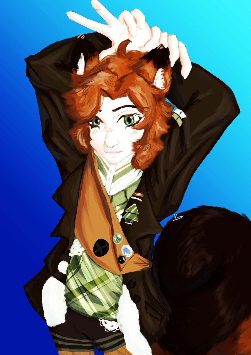 Wilczeu126's tweet photo. fanart for @Wultgaro !! :3  
Your character is so drawable and cute >w< 

#fanart #streamer #art #digitalart #digitalartist #artist #digital https://t.co/Mi9UwIhF5H