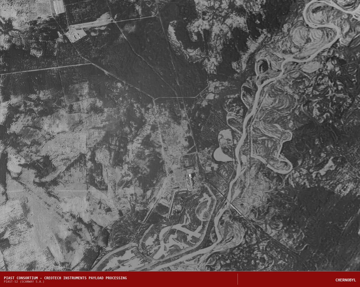 CreotechSa's tweet photo. 🛰️ PIAST satellites over Chernobyl ☢️
The Chernobyl Nuclear Power Plant, a place that changed history 40 years ago, is now being observed from orbit by the 🇵🇱 Polish #PIAST constellation, based on #HyperSat platforms developed by #Creotech.
https://t.co/Or26ydQdTz
#CRI https://t.co/4SSE6iAgNf