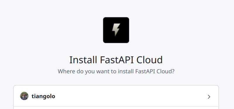 FastAPIcloud tweet picture