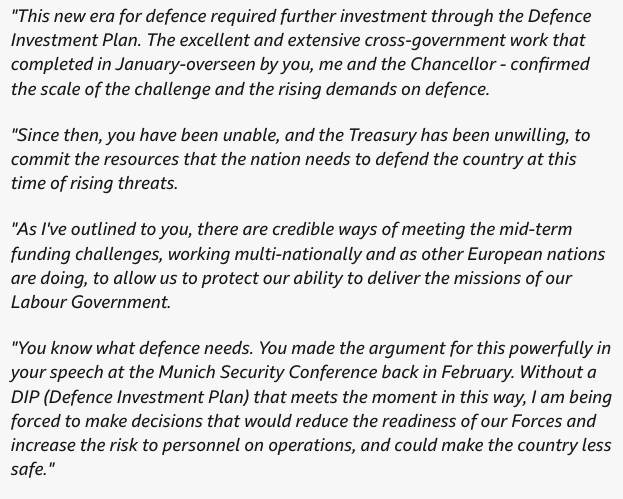 ArjenVDH's tweet photo. Meer trouble voor premier Starmer. Minister Healey van Defensie stapt op. Hij is ontevreden over de defensieplannen en hij vindt dat de Britse regering te weinig geld investeert in de strijdkrachten. https://t.co/ILqaauFnQX
