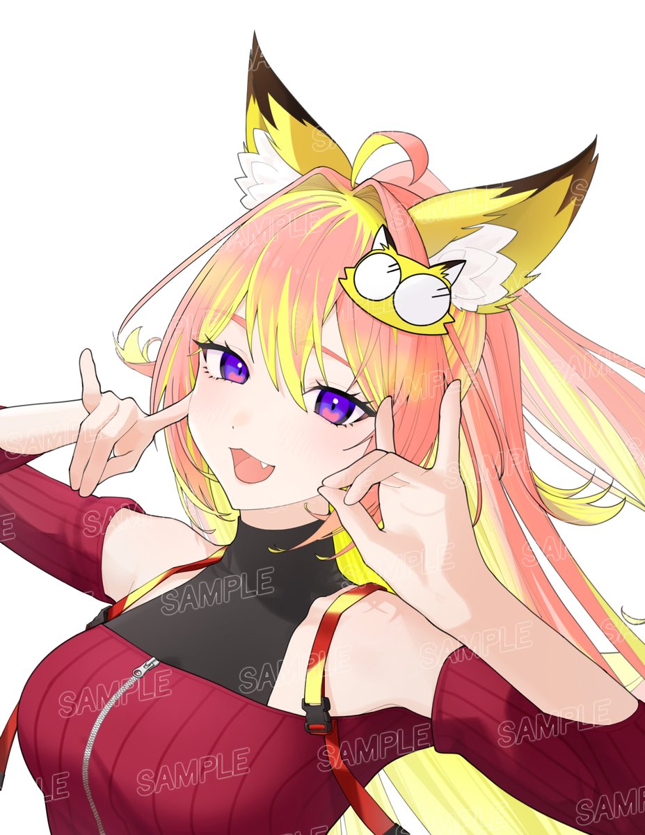 📢 お知らせ Lato様（ #Lato61993_skeb ）に きつねぇを描いていただき