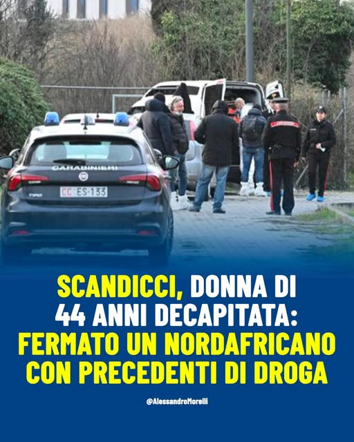 MarcelloCresce2's tweet photo. A Scandicci, FI una donna tedesca di 44 anni è stata trovata decapitata. E' stato fermato un immigrato senza fissa dimora di origine nordafricana, con precedenti. Gli inquirenti hanno sequestrato un machete, e un coltello. Colpa degli Italiani che non sono inclusivi. https://t.co/VRZ3LnNX4M