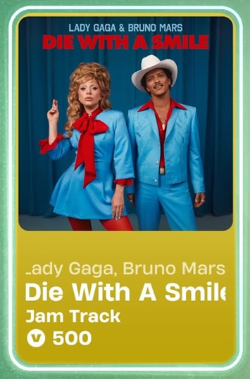 EmoJoshy1's tweet photo. Here is a "Die With A Smile" Lady Gaga Sprite for the MAYHEM era on @Fortnite #DesignASprite

Sprite designs by @babygrubie
@EpicTofuChris @FNFestival https://t.co/mFQ4AJUk6H