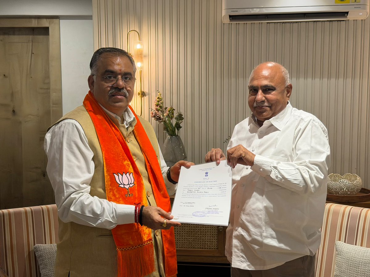 tarunchughbjp's tweet photo. Heartfelt gratitude to Hon’ble Prime Minister Shri @NarendraModi Ji and the party leadership for reposing their faith and confidence in me by entrusting me with the opportunity to serve in the Rajya Sabha.

This is a matter of immense honour and responsibility for me. I reaffirm my commitment to work with utmost dedication and sincerity towards realizing the vision of a Viksit Bharat under the leadership of Prime Minister Shri Narendra Modi Ji.

The guidance and inspiration of Prime Minister Shri Narendra Modi Ji, Hon’ble Home Minister Shri Amit Shah Ji, and Hon’ble National President Shri Nitin Nabin Ji have always been a source of strength and motivation for me. I shall continue to strive tirelessly and give my very best to live up to their expectations and contribute meaningfully to the nation’s progress.

Jai Hind 🇮🇳