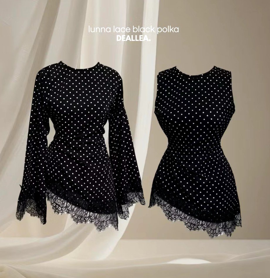 cafemalte's tweet photo. NEMU BLOUSE POLKA LACE YANG CANTIK BANGET 😭🎀

Kelihatannya simple, tapi draping dan lace di bagian bawahnya bikin blouse ini auto jadi statement piece🖤 https://t.co/zJevzqdE6u