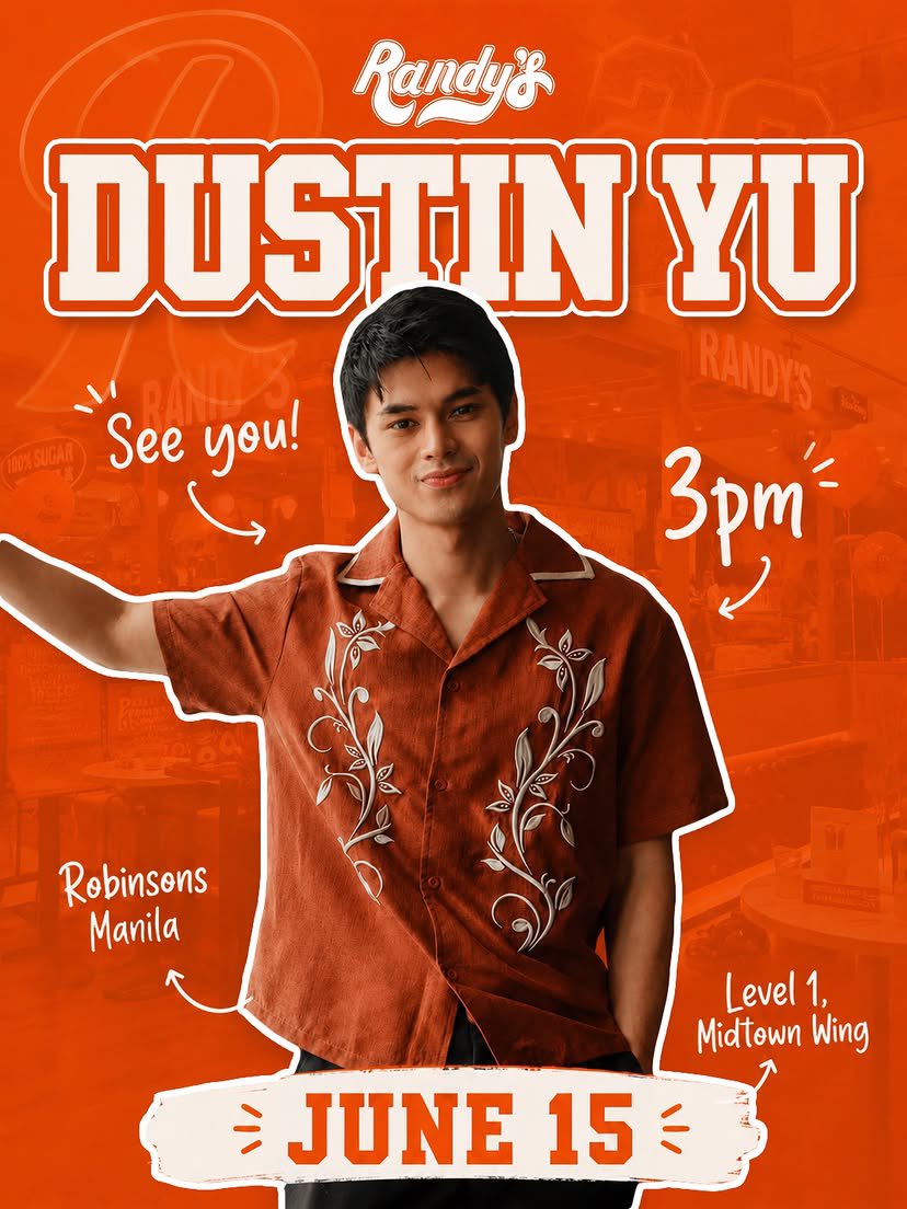 PopPlanet_'s tweet photo. Dustin Yu Set for a Special Appearance at Randy’s Newest Store on June 15. https://t.co/qj9v7G2Y4c