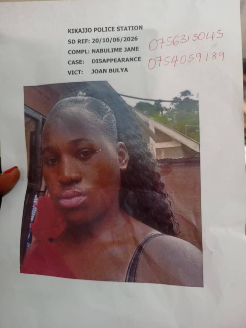 HustleKing01's tweet photo. Kindly repost so that the family can locate JOAN BULYA who was last seen in Mutundwe. Call 0756315045 incase you have any information on her whereabout. Thank you https://t.co/tKT9dkKnic