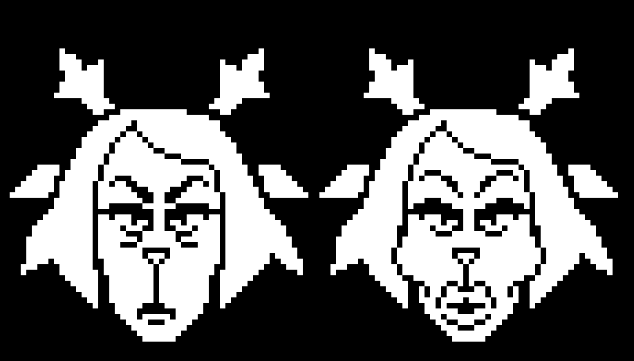 HWEP451's tweet photo. "Word on the street is the mayor got some work done." -Sans then pointing at some spray tag with that exact phrase written out.

A quick sprite edit between projects, Carol got some work done. 

#Deltagoon #deltaruin #bimbofication https://t.co/ZPUoYhyTlb