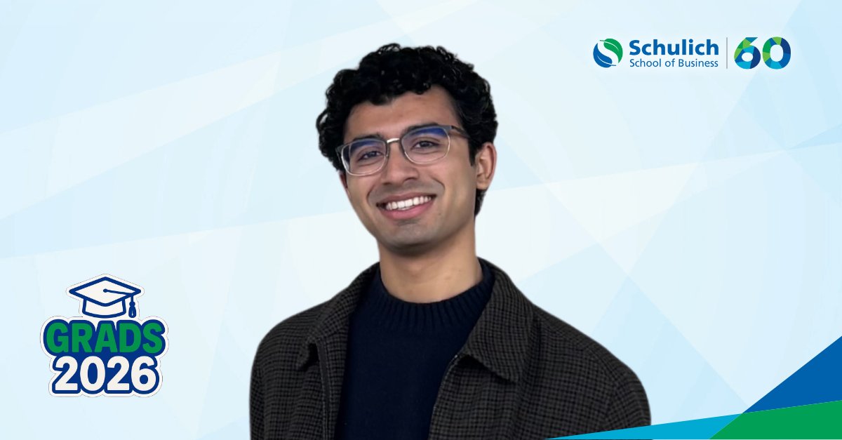 SchulichSchool's tweet photo. #MeetYourGrads 2026 🎓

Meet Joshua Jettoo, Schulich BBA graduate!

A leader, marketer, and global learner, Joshua built his experience through the York Marketing Association, an exchange in Ireland, and internships with top organizations. ✨

Congrats, Joshua! 💙💚 https://t.co/0YaqAENOKr