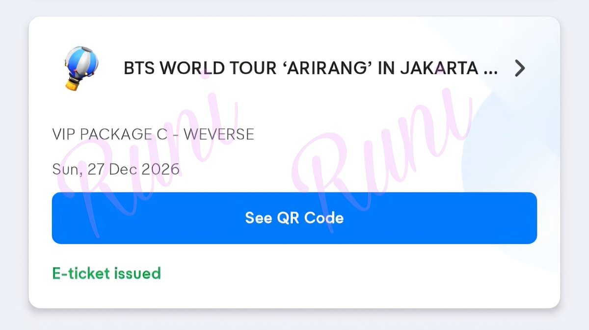 Runi is seeing BTS in Arlington tweet media
