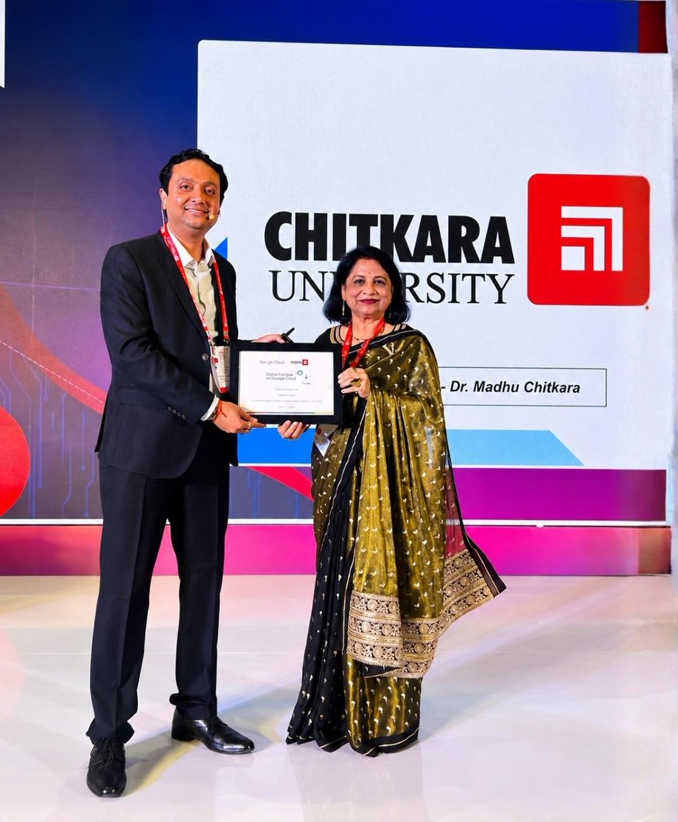 CHITKARA UNIVERSITY tweet media