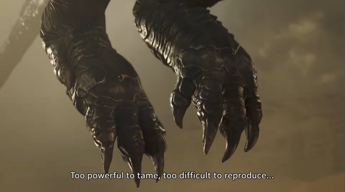 NSHarbinger's tweet photo. "Too powerful to tame, too difficult to reproduce."

Does this mean Elder Dragons rarely mate, or is the chance of an Elder Dragon producing offspring just extremely low?

Has any lorebook ever explained how Elder Dragons reproduce? https://t.co/DaYzESWO4t