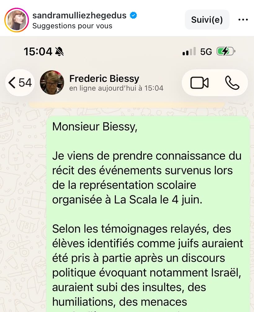 JCoupable's tweet photo. FIN DE SUBVENTIONS POUR LA SCALA 😇

Le problème avec les leçons de morale lancées à la volée, c’est qu’elles reviennent parfois en plein visage.

« On récolte souvent ce que l’on sème. »

Sandra Hegedüs, fondatrice de SAM Art Projects, à Frédéric Biessy, directeur de la Scala. https://t.co/Em5MfrXo8N