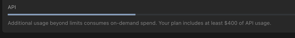 abhav_k's tweet photo. How is Cursor able to offer $400 API spend on a $200 plan? 

They have more than 50% volume discounts? https://t.co/J4vuTxlSqu