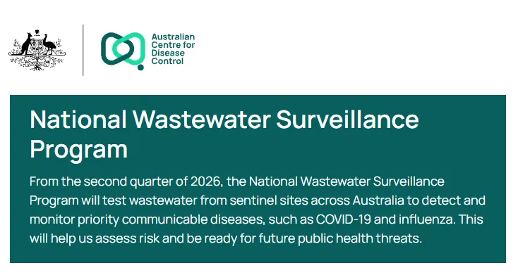 BigBadDenis's tweet photo. 🇦🇺Australia: Starting in mid-2026, a new national program will test wastewater across Australia to track diseases like COVID-19 and the flu. This will help health officials spot outbreaks early and stay ready for future threats.

Source: https://t.co/0WUKg7EiLs https://t.co/3SpfiPrxxF