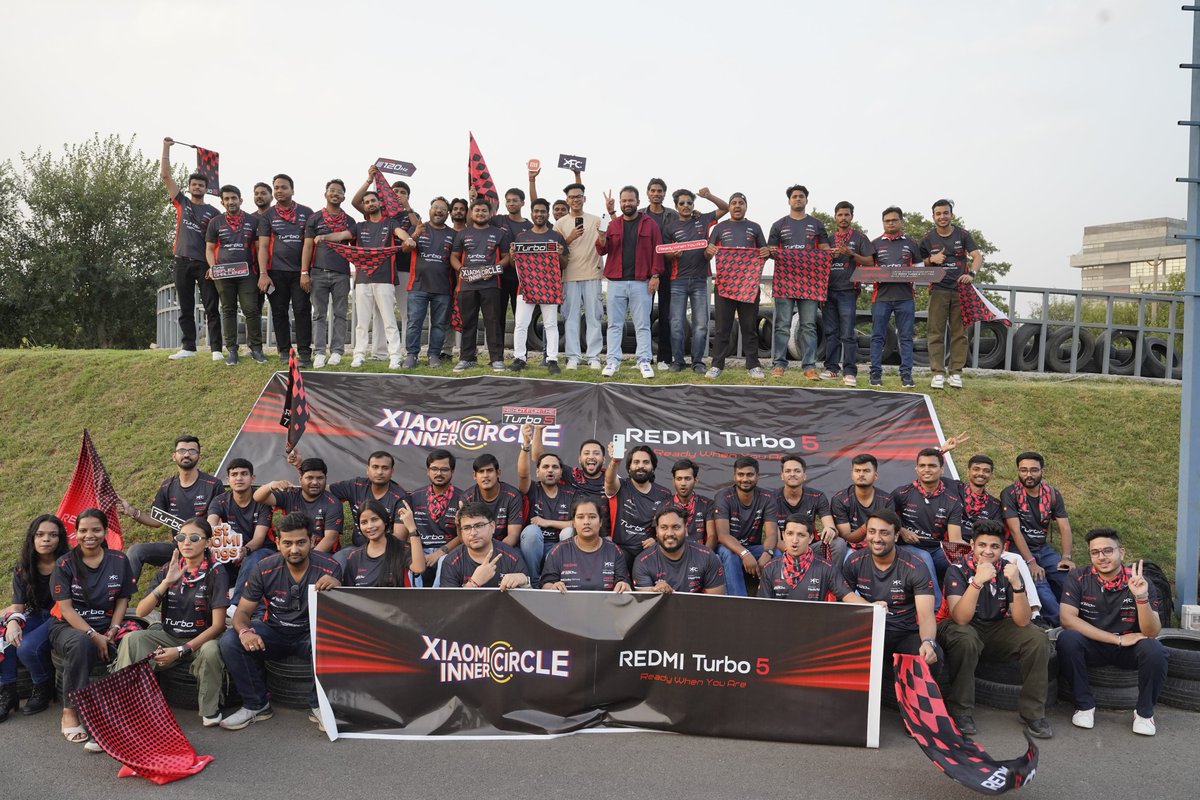 pixelwithme's tweet photo. The #XiaomiInnerCircle Meet for #REDMITurbo5 in Gurugram brought together 50 amazing #XiaomiFans , and the enthusiasm in the room was unmatched. The conversations, excitement, and Turbo energy made it a truly memorable evening.

#ReadyWhenYouAre #XiaomiFansClub https://t.co/qhfxoW0gbe