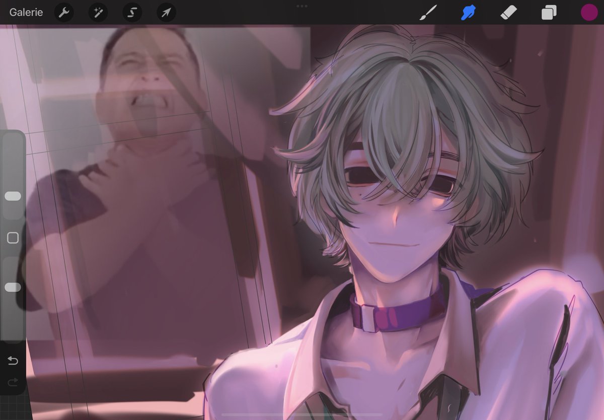 mohn_skl's tweet photo. wondering how much longer it will take me to get this piece finished 

#GenshinpImpact #lohen https://t.co/X3kYQtL6ek