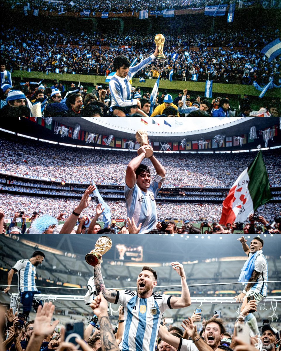 Classicwalls001's tweet photo. Argentina F.C 🇦🇷 

Has Carried it Three 3 Times🏆✨ https://t.co/4auXyOetuF