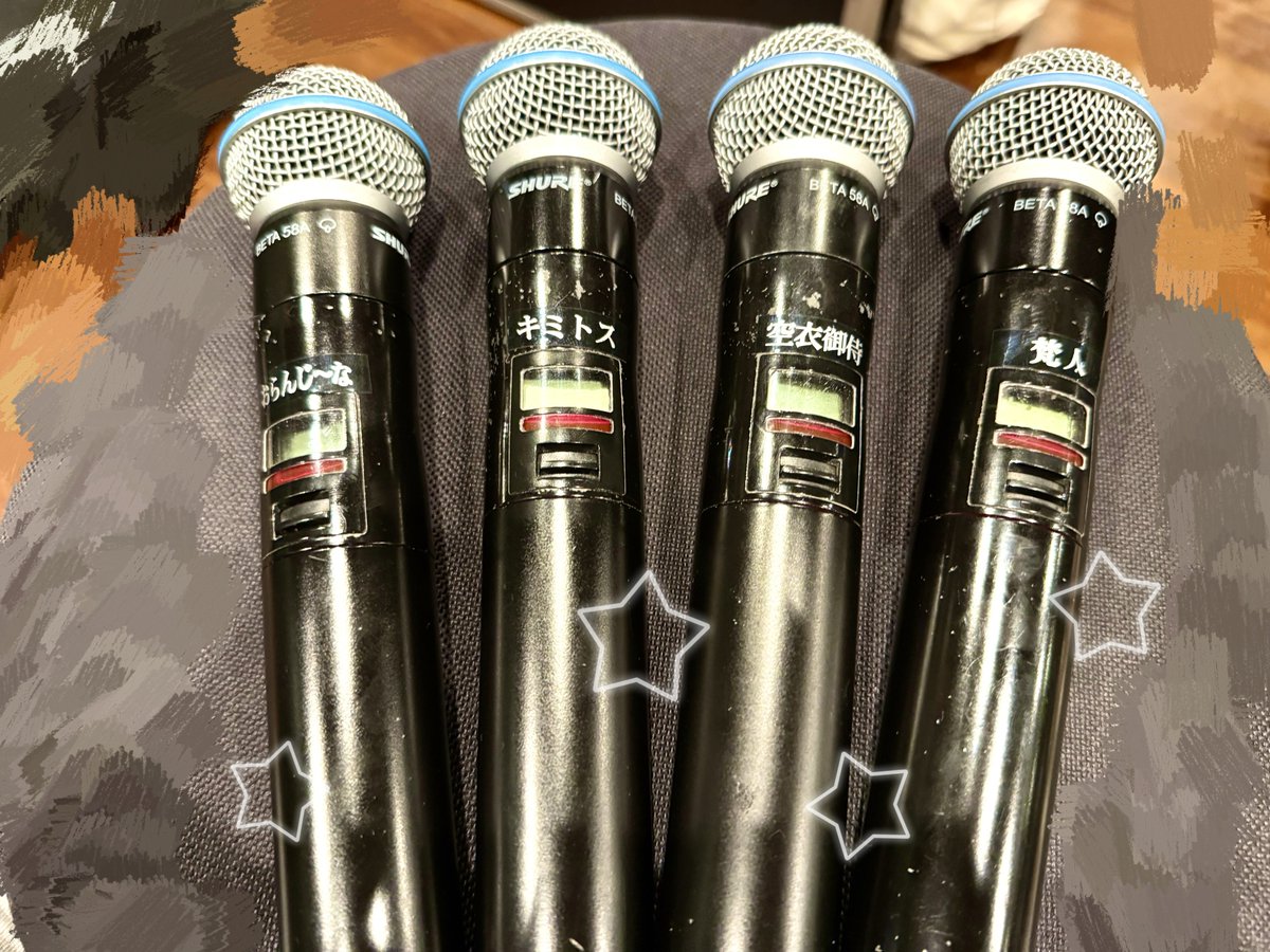 kimitosu_game's tweet photo. ライブで使うマイク🎤本番が楽しみすぎる✨ #メルティーノア https://t.co/taCOzJ8R6g