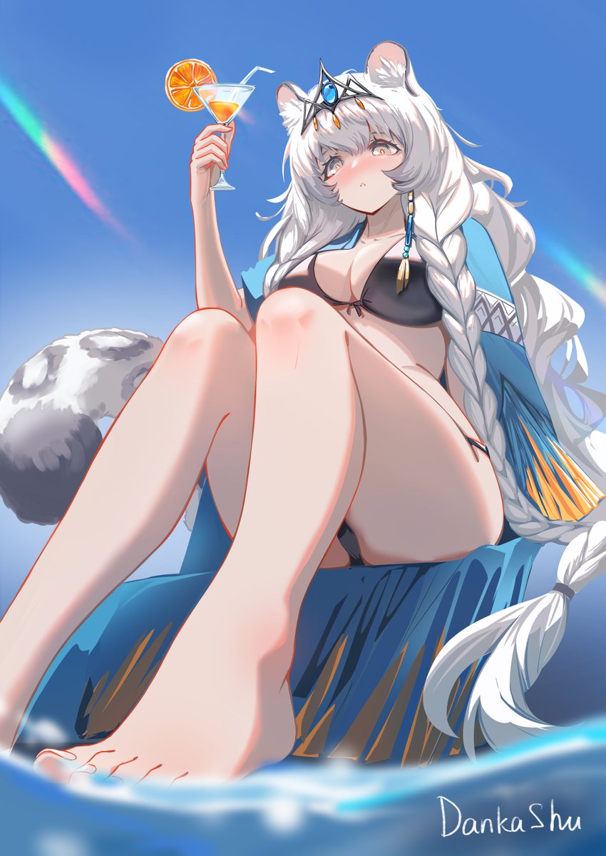 DankaShu's tweet photo. Summer Pramanix
#アークナイツ #Arknights https://t.co/hVPpV2AqCx