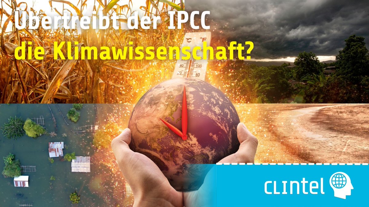 ClintelOrg's tweet photo. Der wissenschaftliche Bericht sagt das eine.

Der IPCC macht es dramatischer.

Die Medien machen es noch dramatischer.

Eine neue Studie zeigt, dass Aussagen zum Klima systematisch verstärkt werden, wenn sie von Wissenschaftlern über den IPCC zu den Medien gelangen.

So entsteht Klima-Alarmismus.

#IPCC #Klima #Klimawissenschaft #Medien #Klimapolitik