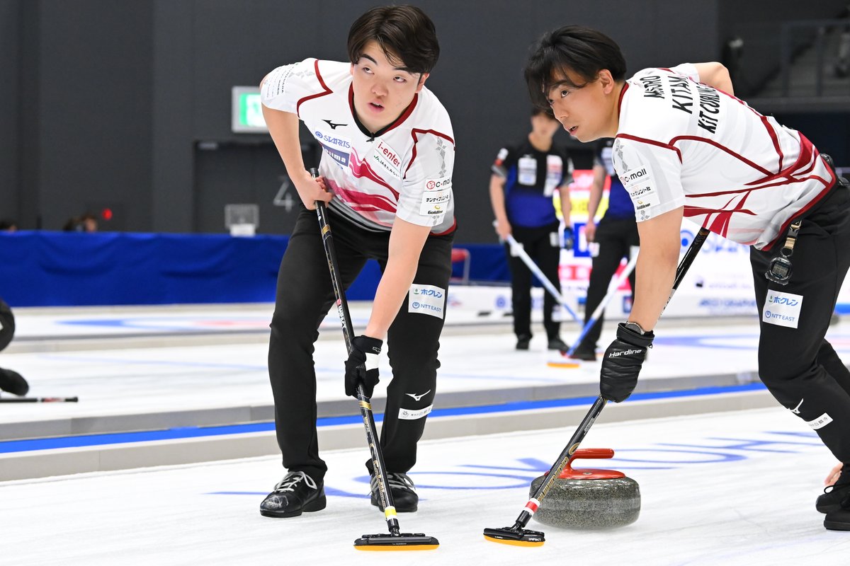 jcc_yokohama's tweet photo. 🥌日本カーリング選手権大会 横浜2026⚓️

競技12｜男子結果
SC軽井沢クラブ 4-6 SC軽井沢クラブJr.
KiT CURLING CLUB 11-8 LOCOSOLARE
札幌国際大学 6-5 コンサドーレ

📸 ©︎JCA/H.IDE
#jcc2026 #curling #カーリング https://t.co/AtHPrVBdvX