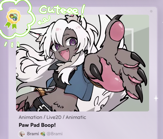 8nikusamba's tweet photo. My wolf girl brought home a win from the Paws Challenge! 🐺🐾✨
Thank you so much for all your support and votes! I'm so happy! 💜

 #VGenChallenge  #VGenArtist https://t.co/GpBqeoHTrr