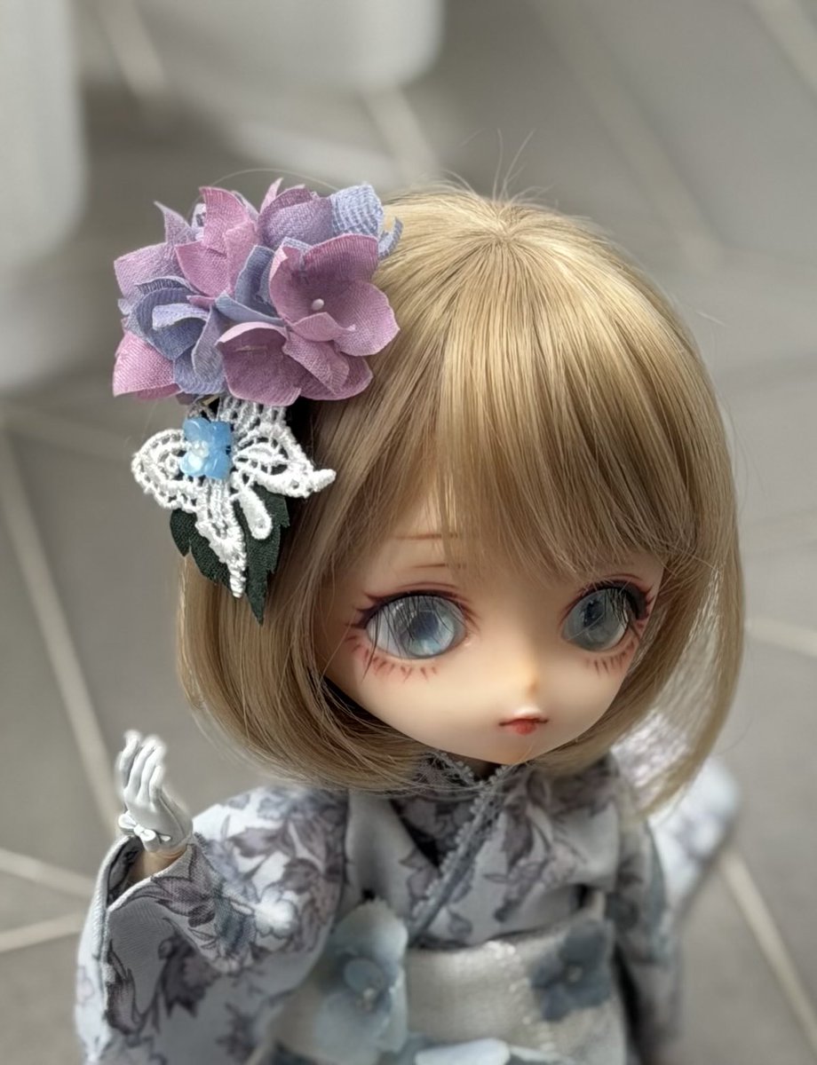 syachideal's tweet photo. 今年の紫陽花は大好きな蝶モチーフと一緒に🦋 https://t.co/nrHpU4rCrL