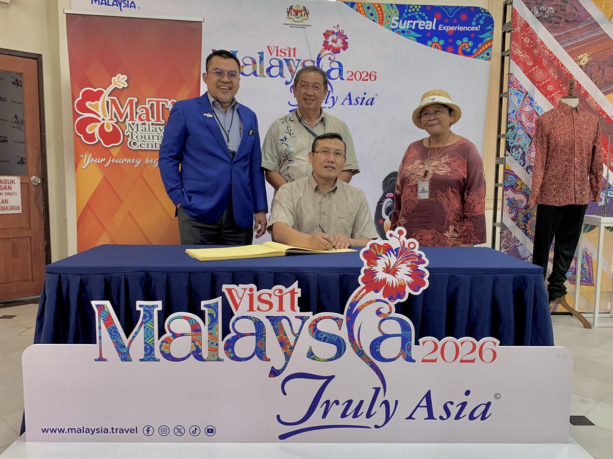 MaticMY's tweet photo. Semoga lawatan ini menjadi platform untuk memperkukuhkan jaringan kerjasama dalam mempromosikan seni, budaya dan pelancongan Malaysia. https://t.co/KIlbs5Wh45