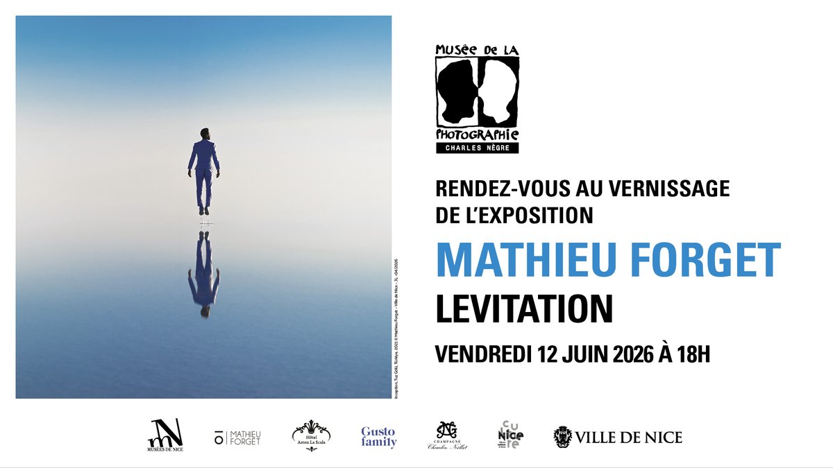 VilledeNice's tweet photo. Venez découvrir l'exposition de l'artiste français Mathieu Forget au Musée de la Photographie en avant-première ! 📸
👉 Rendez-vous ce vendredi 12 juin à 18h
https://t.co/AgeH8npWHe https://t.co/YsX6GQXiDD