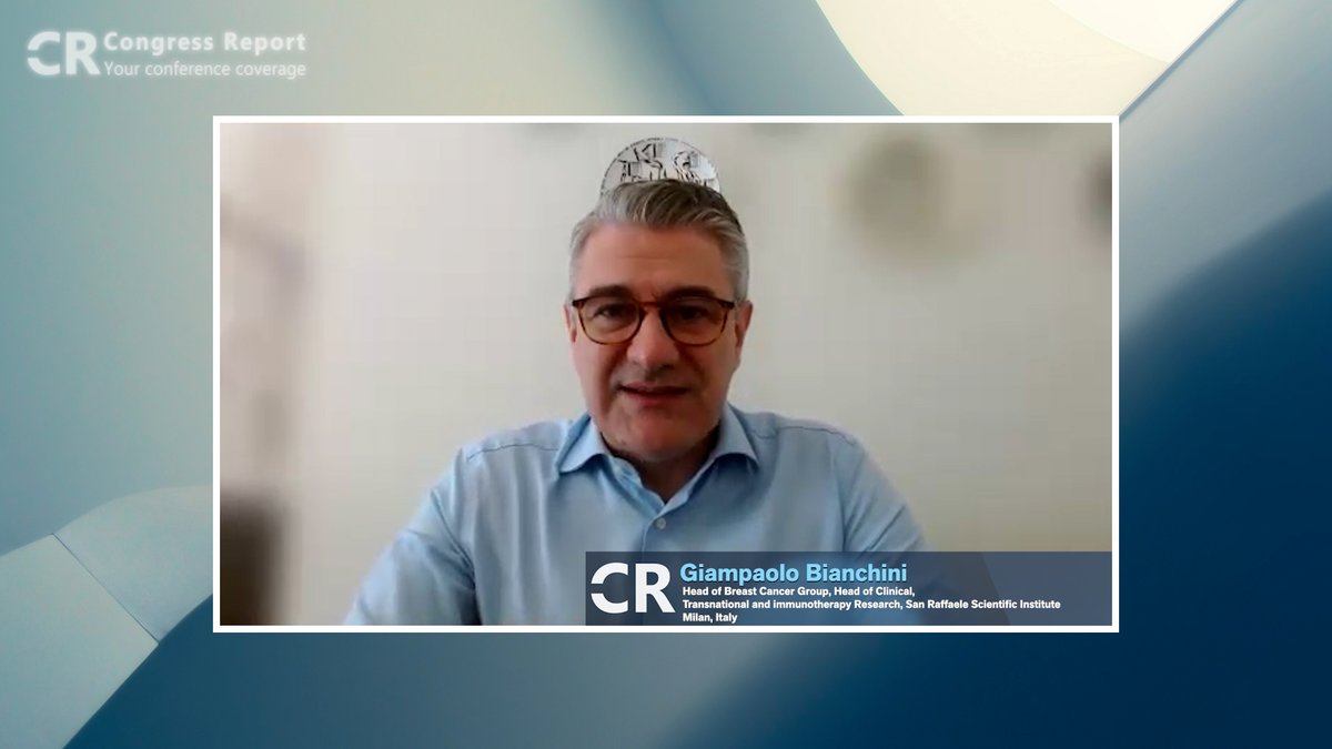 MedicalDigestCR's tweet photo. Advancing early-stage breast cancer care: Dr. Giampaolo Bianchini shares insights on optimizing immunotherapy and identifying the right patient populations for maximum benefit. Catch the full discussion here! 👇
@myESMO https://t.co/X428MwulYs