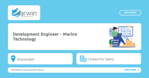 OliverSJava's tweet photo. New Job! Development Engineer – Marine Technology. https://t.co/VYbRZVH4ac https://t.co/x1Iocak4EX