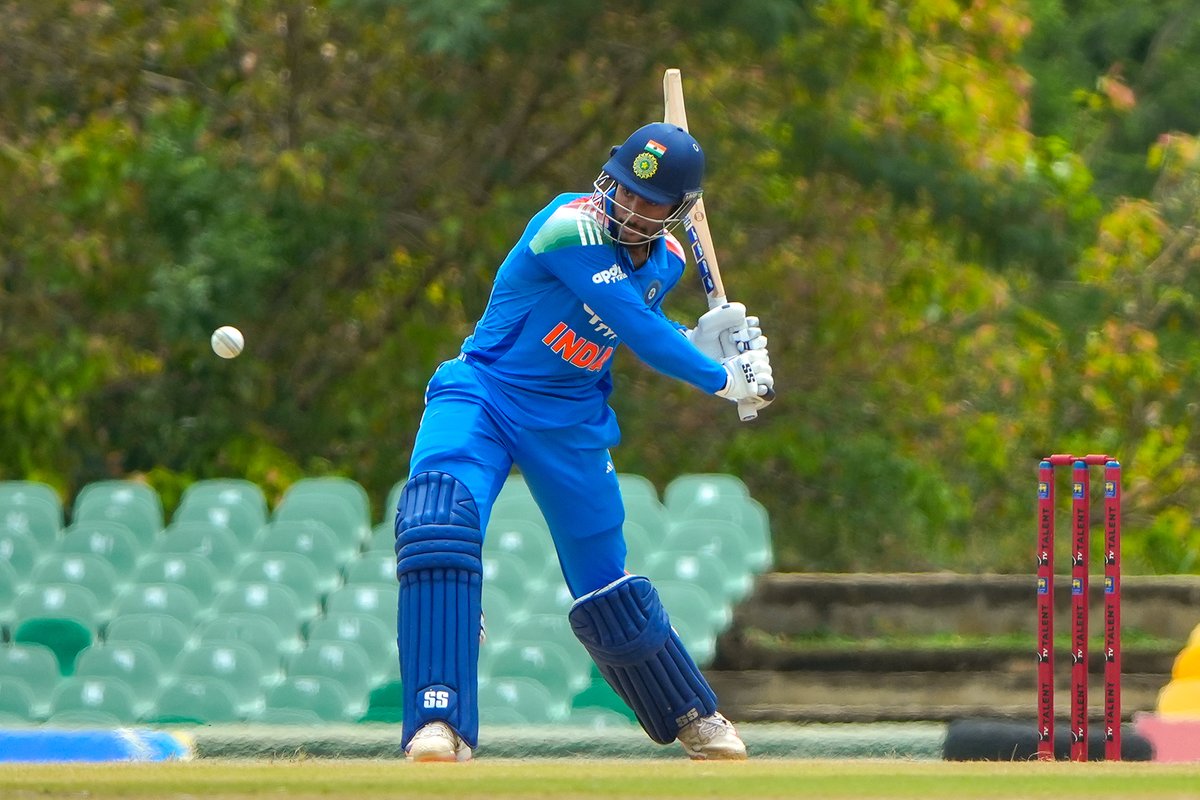 BCCI's tweet photo. Back-to-back fifties for the skipper 👊

Tilak Varma continues his excellent run of form out in the middle 👏

Updates ▶️ https://t.co/dMNsGrzIOD

#INDAvAFGA | #TriNationSeries | @TilakV9 

📸 Image Credits: Sri Lanka Cricket https://t.co/6hiNncm1XH