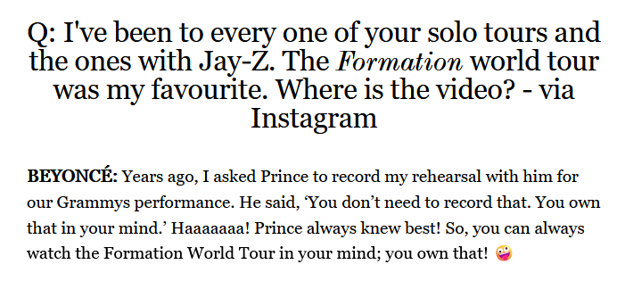 simuIacreage's tweet photo. procrastinating and reading beyonce interview and i'm- https://t.co/Vb1qptgdUt