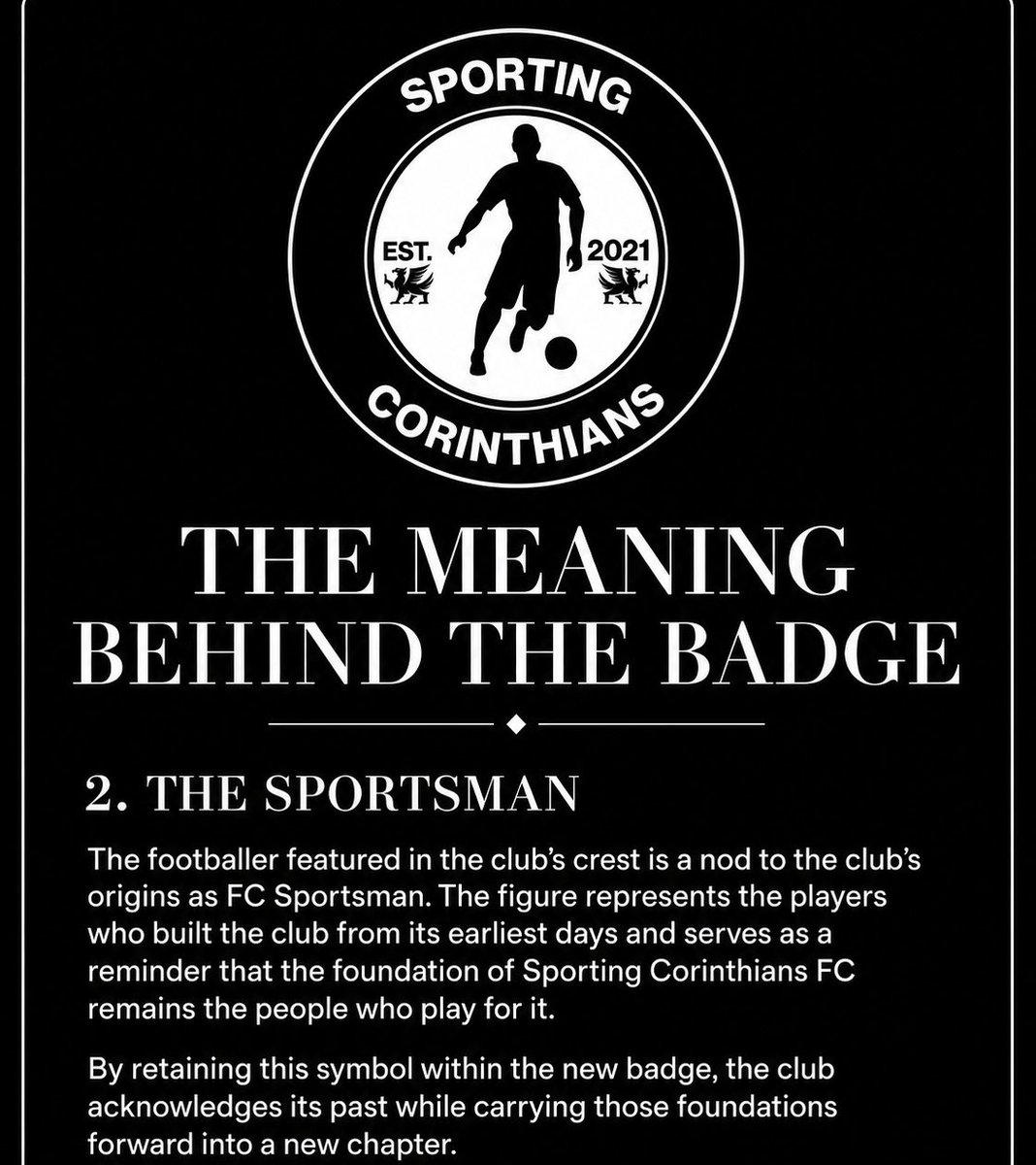 spcorinthiansfc's tweet photo. Sporting Corinthians FC: IN FOCUS 

The meaning behind the badge 📝 https://t.co/u0Z7VbSbeV