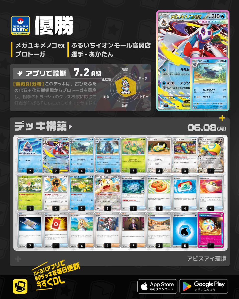 構築済みデッキ　ユキメノコ　プロトーガ　レガシー型 カドラバ【公式】 on X: 