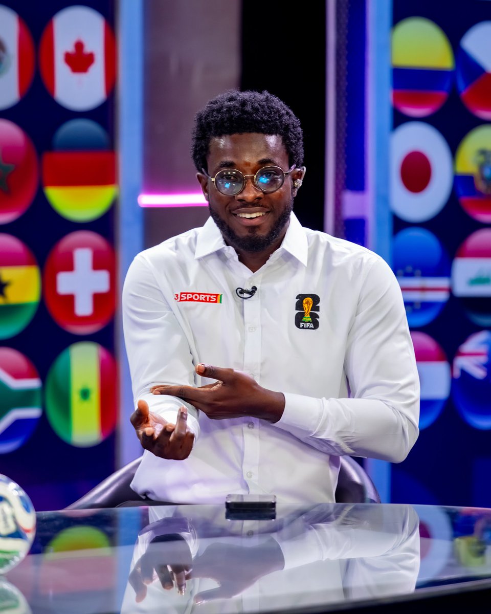 3SportsGh's tweet photo. Carlos Queiroz, what do you have for Ghana at the World Cup?
@_owurakuampofo is seated to take note of every 'big chance' and big moment'.
#3Sports #TheBigKickOff https://t.co/VTq2k7CeOj