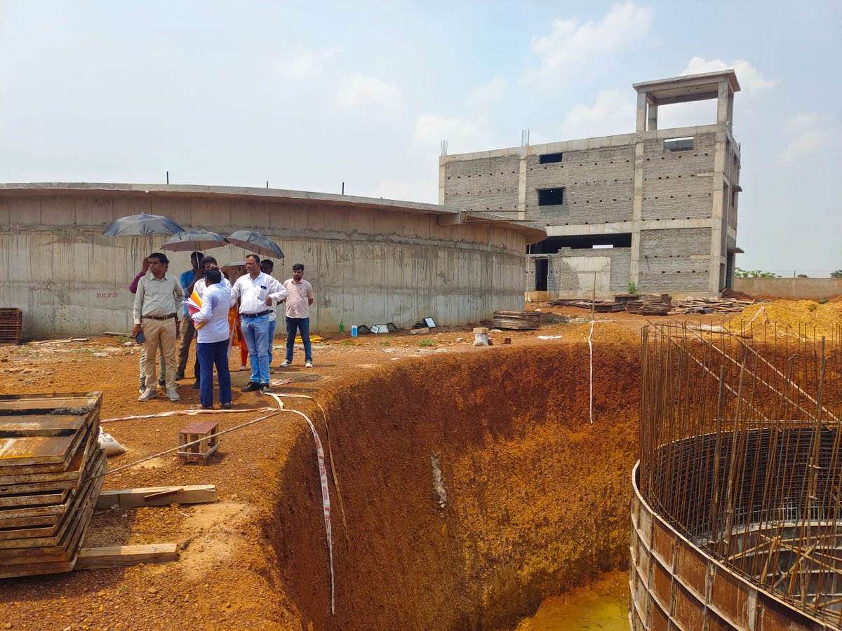 ACE_RWSSCuttack's tweet photo. The Addl. Chief Engineer, RWS&amp;S Circle, Cuttack, accompanied by the Authority Engineer Team Leader and Resident Engineer of MaRS along with RWS&amp;S officials, visited the WTP at Banipada under the Tangi-Choudwar Mega PWS Scheme and reviewed the ongoing project activities. https://t.co/Vaos19uD7f