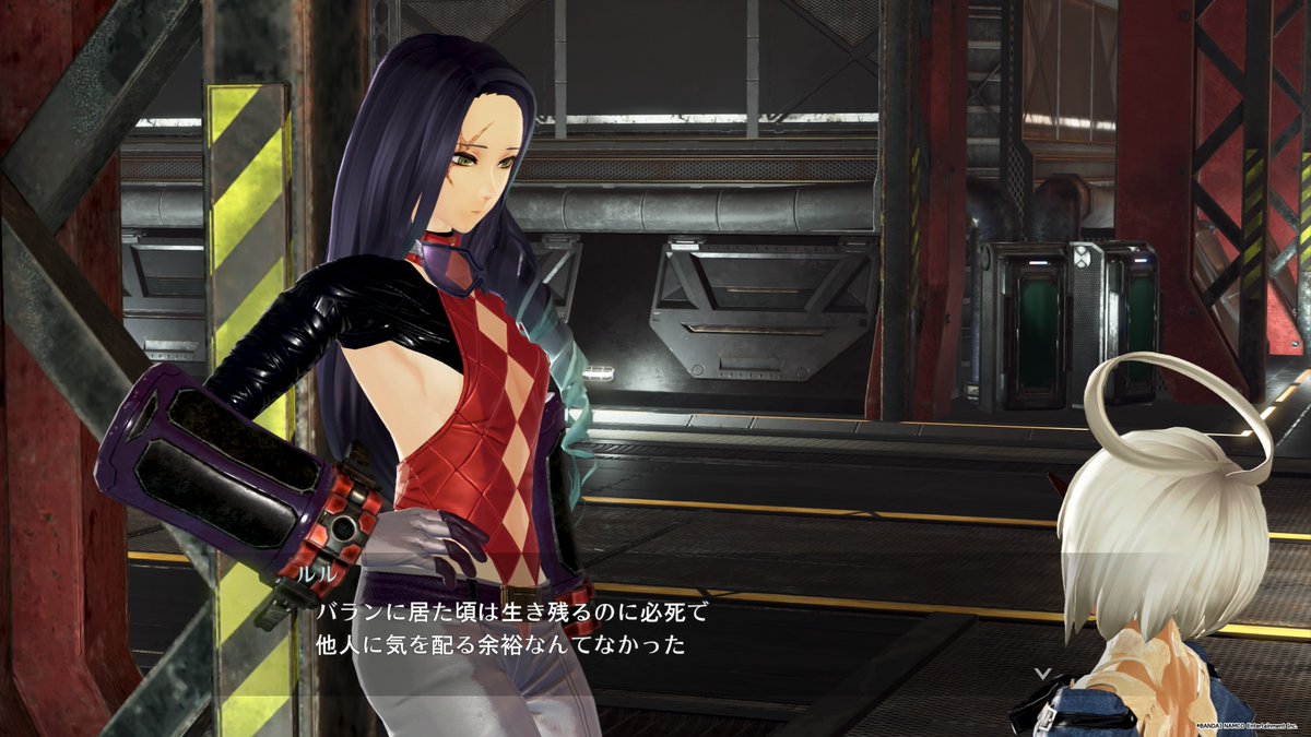 TAKE_firstG's tweet photo. ①ルルはおでんを作ったらしいが おでんパンを思い出した
②フィムが来たらしゃがんで目線を合わせて話してた
③最初怖い人かと思ったけどフィムの面倒を見てくれる優しい人だった
④このゲス野郎アインさんを強請ろうとして腹立つのぅ😠
#ゴットイーター3 #GE3 https://t.co/L7rcMIz8SP
