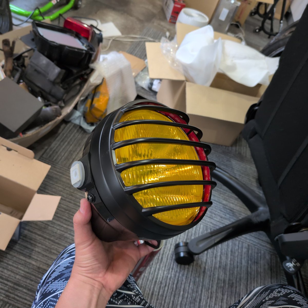 173HORNET's tweet photo. 尚、ヘッドライトグリルはレブル用っての買ったらサイズ合わず敗北しました。 https://t.co/LkmVYVFjof