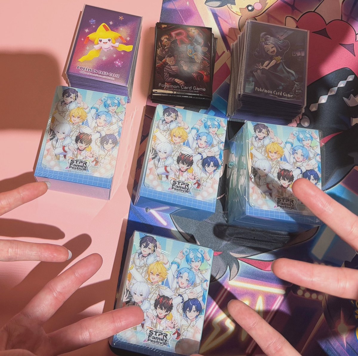 てとこゆこ様 みんなデッキケースおそろい✌🏻️🩵