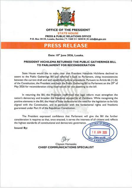 raphael_phiri's tweet photo. @AfriMudu @Malik_ZMB According the president,  its provisions are against the constitution and human rights.  Guess you are right than the president on this... https://t.co/mprJvRGqOq