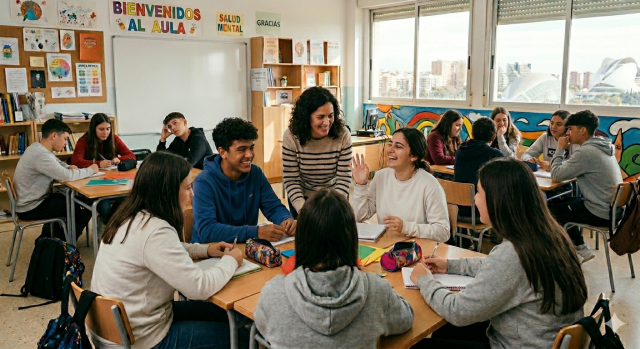 FundacionEDEX's tweet photo. Les invitamos a leer en nuestro blog sobre cómo estamos aportando en la Comunidad Valenciana al bienestar emocional docente, punto de partida para el de niñas, niños y adolescentes: https://t.co/y96PdxmLYH https://t.co/FvdqaS1c1U