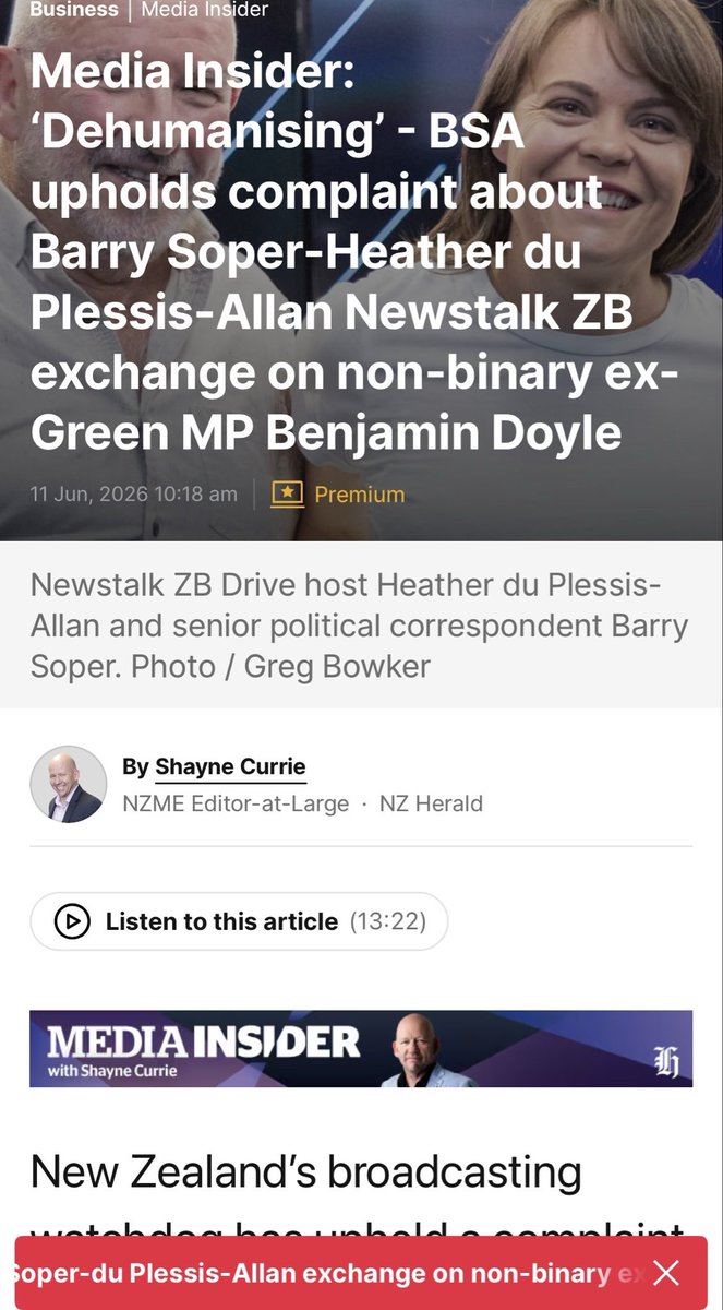 HuiaSue's tweet photo. @Feijoa_Chutney @urbantui One is working for #AtlasNetwork &amp; a radio station spreading Atlas #disinformation on behalf of billionaires, foreign corporations &amp; Zionists -the other one won Top Political Reporter 2026 &amp; was taken down by Atlas #nzpol #media https://t.co/LffClIYr8q