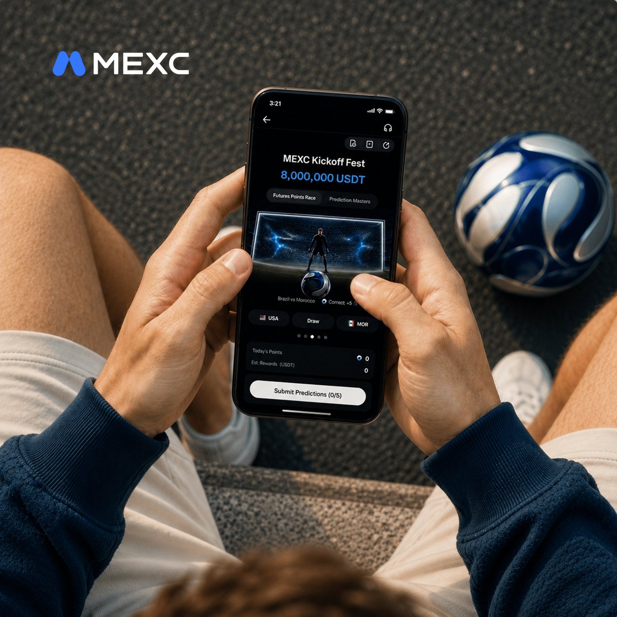 MEXC's tweet photo. ⚽ VAR Check Time ⚽ 

We hid the MEXC Kickoff Fest screen throughout the video.

How many times did it appear?

Comment your answer + UID with #MEXCKickoffFest below.

🎁 10 winners share 200. Ends on Jun 13. #WeAre26 https://t.co/iiVmVsGqyC