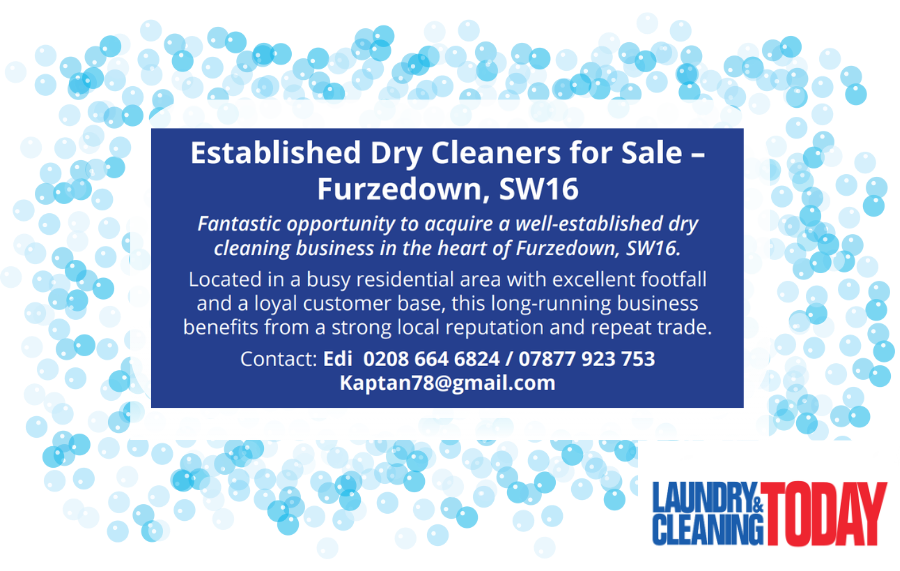 Laundry_Today's tweet photo. #AD Established Dry Cleaners for Sale!

Contact: Edi 0208 664 6824 / 07877 923 753
Kaptan78@gmail.co https://t.co/v5FAoTx7VV